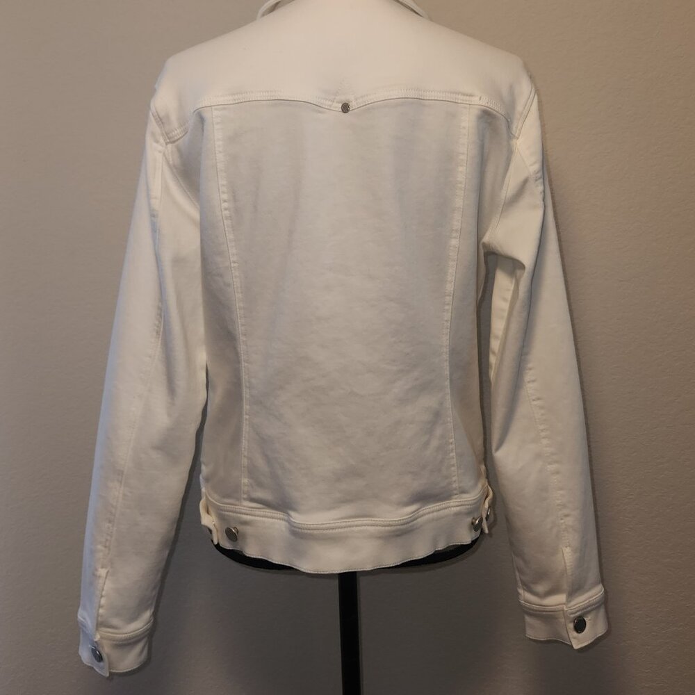 Liverpool Kolten Women's White Denim Jacket – Size Large - Picture 3 of 14